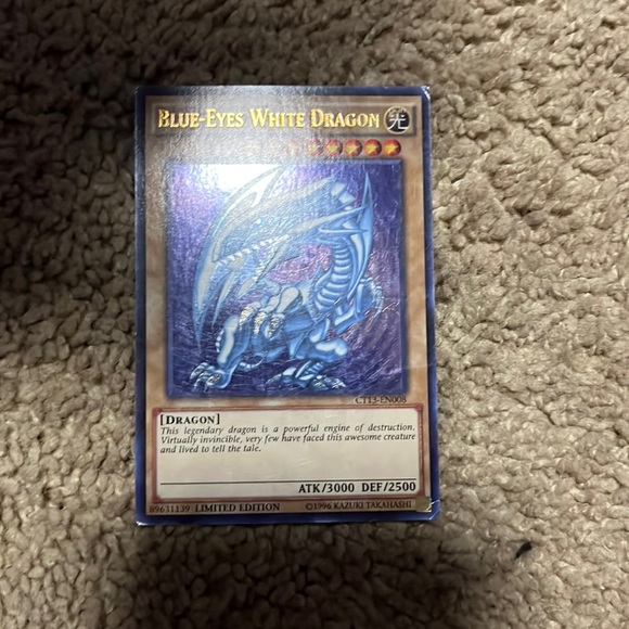Really rare 1996 Limited addition blue eyes white dragon great condition